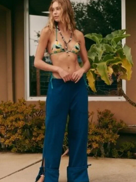 NWOT Free People Beach Kenny Pants w/ FLAW size- LARGE - Picture 2 of 7